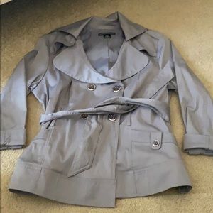 Marina Luna short trench coat